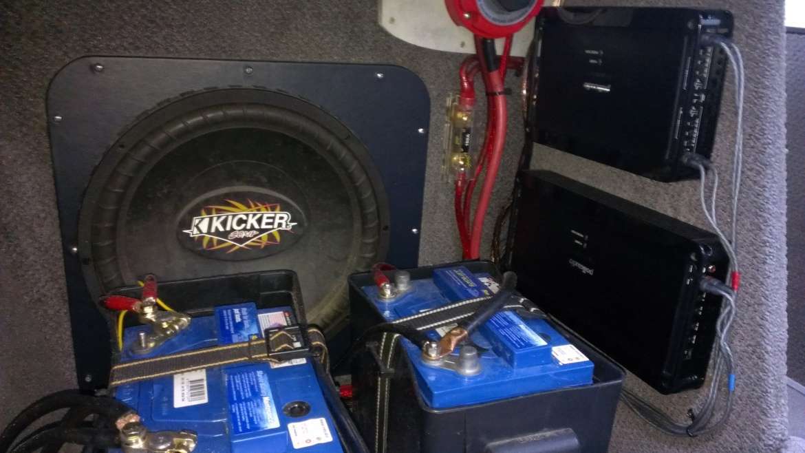 Marine and Boat Stereo Audio Tower Audio