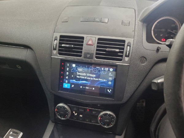 Mercedes W204 C Class Audio Upgrade