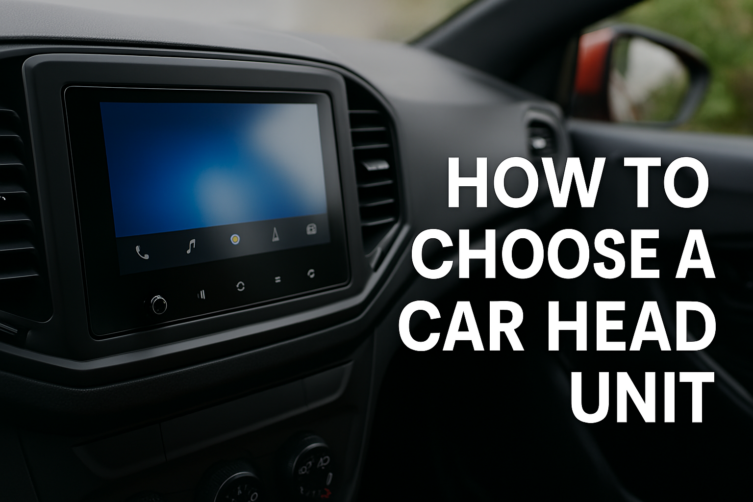 How-To-Choose-A-Car-Head-Unit How-To-Choose-A-Car-Head-Unit