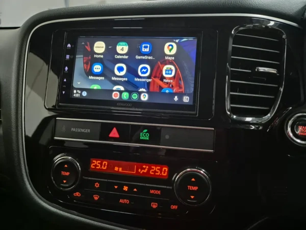 Mitsubishi Outlander Audio Upgrade – Kenwood Android Auto, Apple CarPlay, Reverse Camera and DAB